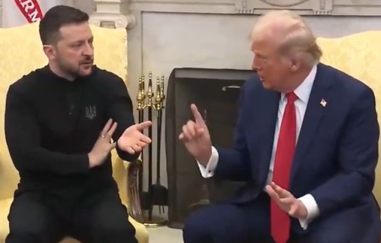 Trump e Zelensky batem boca no Salão Oval da Casa Branca
