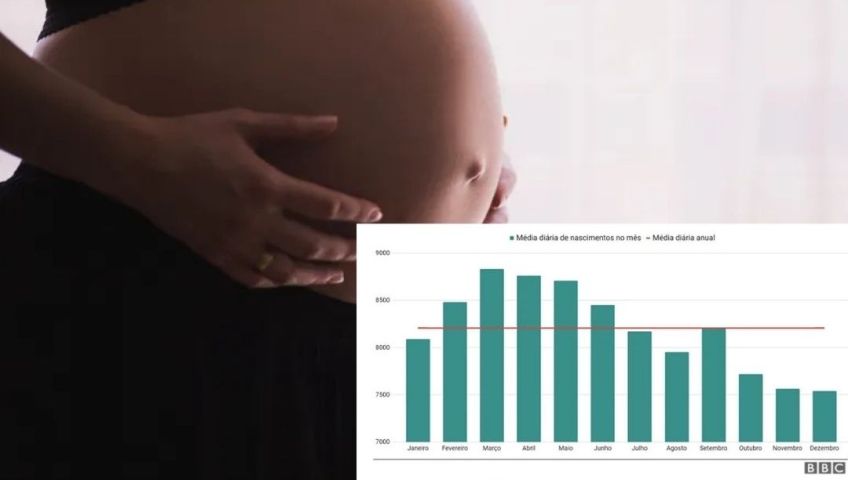 Estudo aponta que média de nascimentos é menor entre novembro e dezembro, nove meses após o carnaval