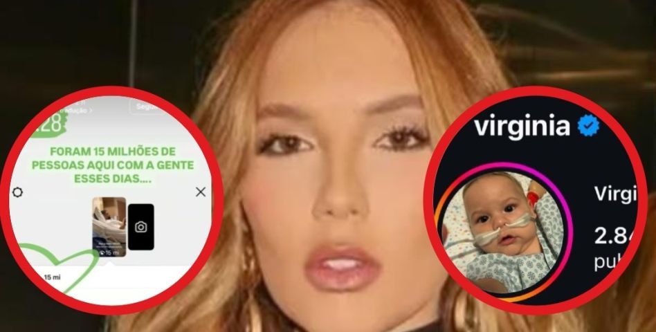 Virginia Fonseca é criticada por colocar foto do filho internado no perfil e comemorar visualizações da internação