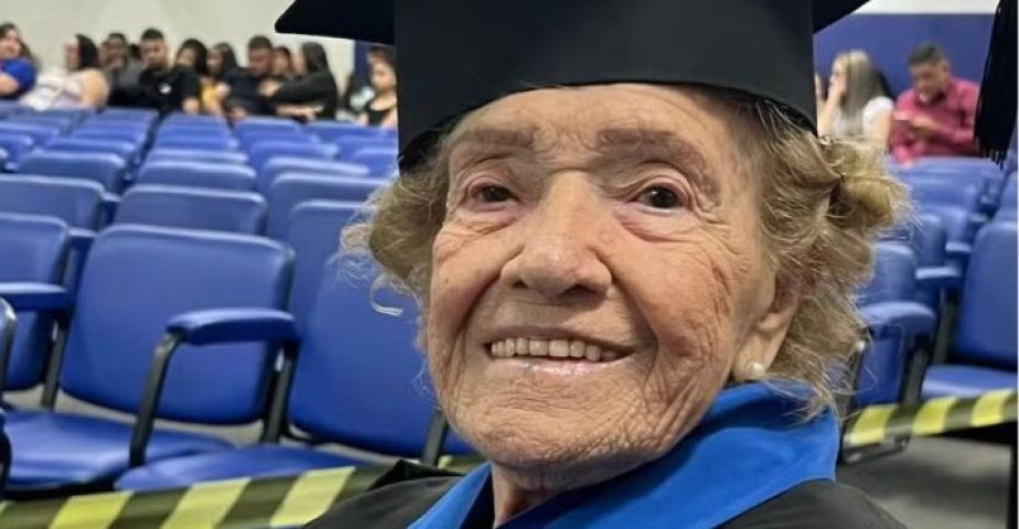 Brasil: idosa que se formou no Ensino Médio aos 91 ganha bolsa para cursar Nutrição