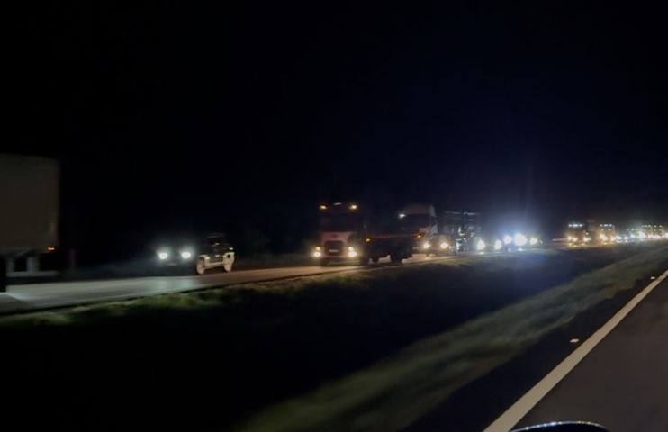 Longas filas causam transtorno na BR-101 em de Palhoça