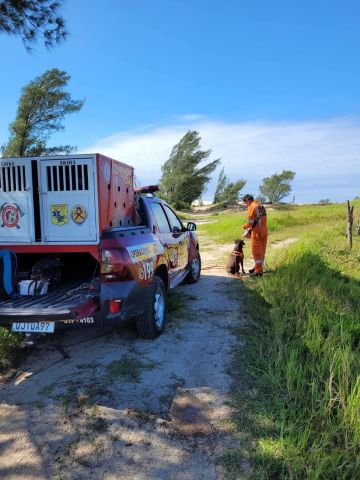 Após mobilizar bombeiros, cães e drones, idoso desaparecido é encontrado na casa de familiar em Jaguaruna