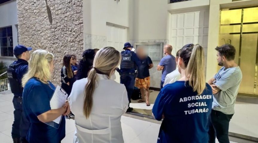 Força-tarefa acolhe pessoas em situação de rua em Tubarão