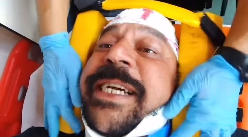 Vítima de acidente em Campinas grava resgate inusitado fingindo ser ator de 'Chicago Fire'