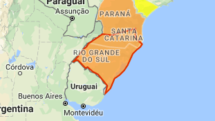 Alerta laranja é emitido! Aviso indica chuvas e temporais em SC