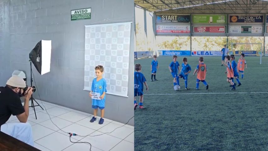 Equipe do HC está em Garopaba e Imbituba para fotografar atletas do álbum de figurinhas