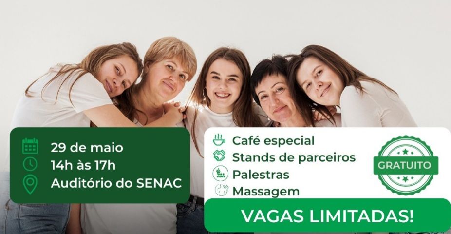Encontro reúne mães atípicas em evento gratuito no Senac Tubarão