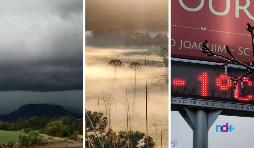Chuva na Argentina ativa frente fria que trará temporais a SC