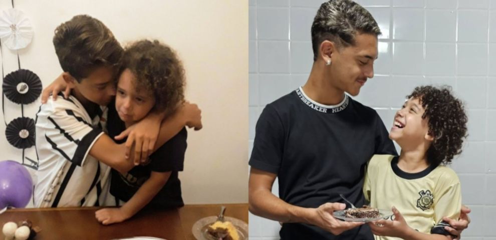 VÍDEO: Seis anos depois, veja como estão os irmãos do vídeo em que caçula se emociona ao receber 1° pedaço de bolo