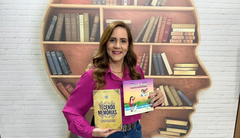 Autora tubaronense Renata Dal-Bó lança dois livros na Bienal do Livro no Rio de Janeiro