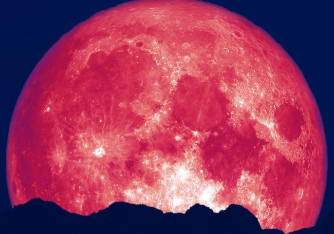 Lua de Morango atinge auge nesta madrugada e só reaparecerá em 2043