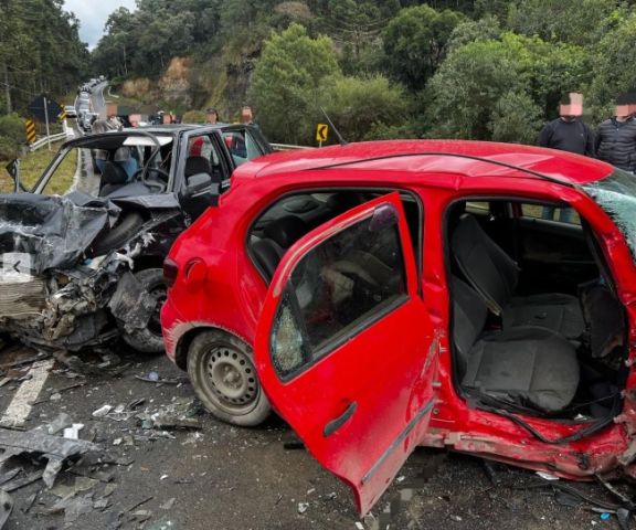 Acidente grave em Urubici deixa um morto e cinco feridos na SC-110