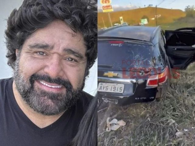 Fabiano, da dupla com César Menotti, sofre acidente em MG