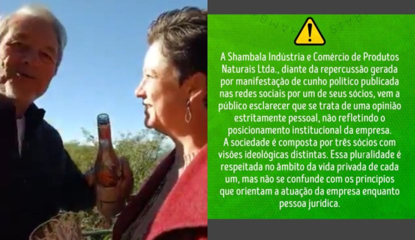 Sócio brinda após operação contra Bolsonaro e vídeo provoca reação contra empresa; confira a nota