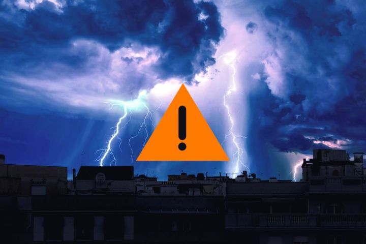 Alerta laranja para tempestade atinge SC e mais três estados com risco de granizo e alagamentos