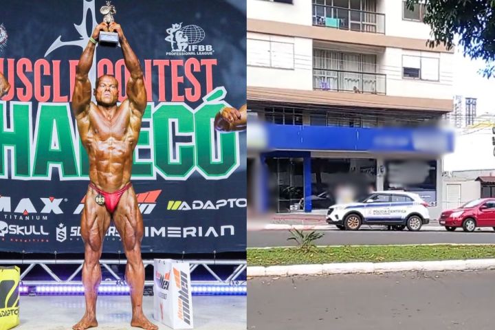 Em SC: fisiculturista é morto a facadas e companheira está em estado grave