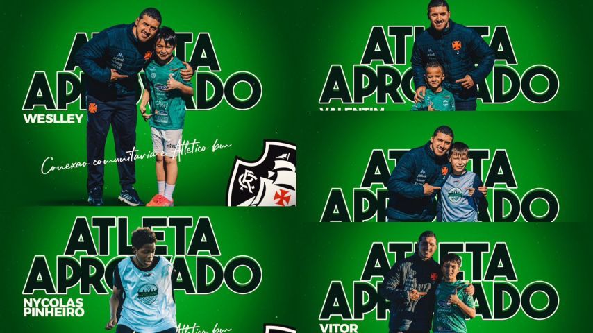 Meninos do Conexão são aprovados no Vasco e projeto faz vaquinha para levá-los