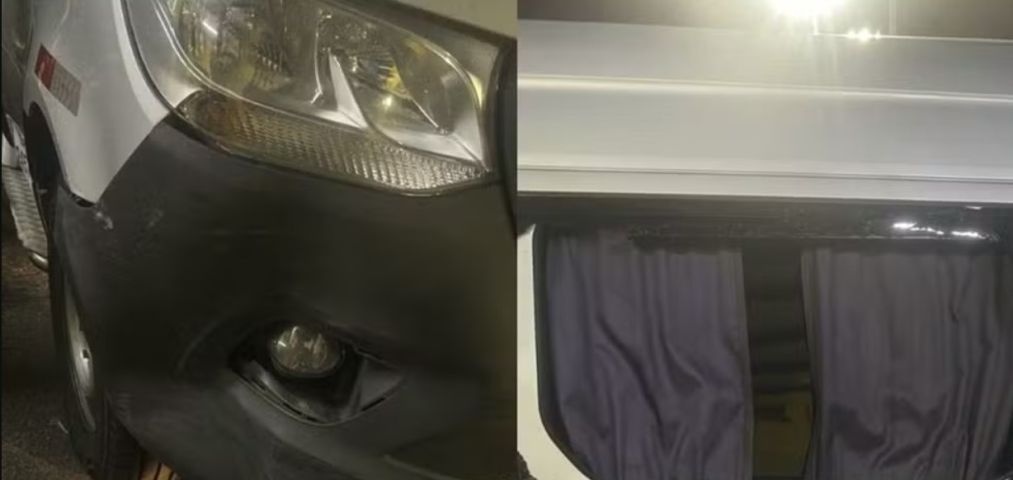 Van com torcedores do Criciúma é apedrejada na BR-101 após clássico com o Avaí pela Série B