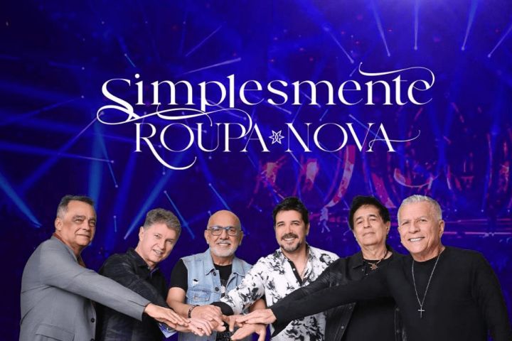 Roupa Nova se apresenta hoje na Hangar 737, em Tubarão