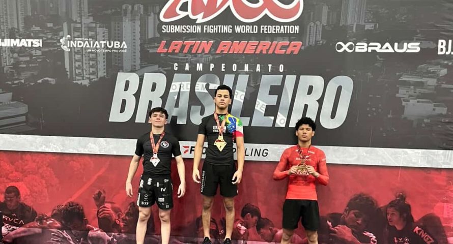 Jovem atleta de Tubarão conquista medalha de prata em campeonato brasileiro de grappling