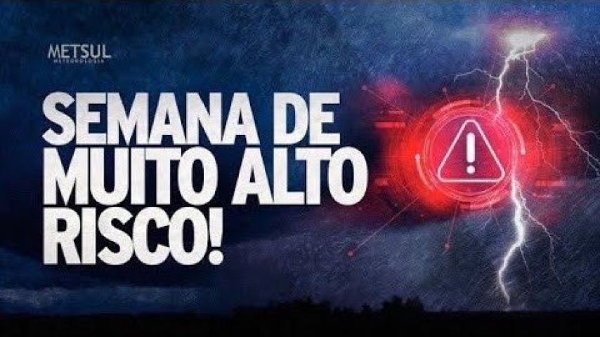 Ciclone intenso pode se formar sobre o Sul do Brasil em semana de alto risco