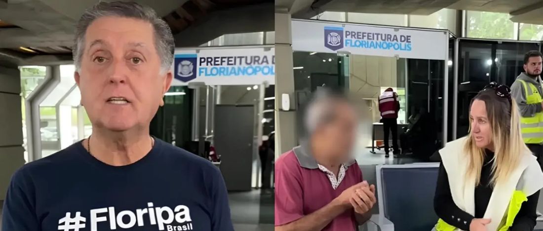 Prefeito cria posto na rodoviária de Florianópolis para barrar migrantes sem emprego