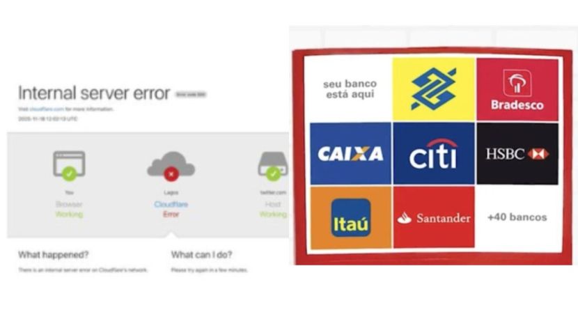 Pix e bancos apresentam instabilidades após falha na Cloudflare