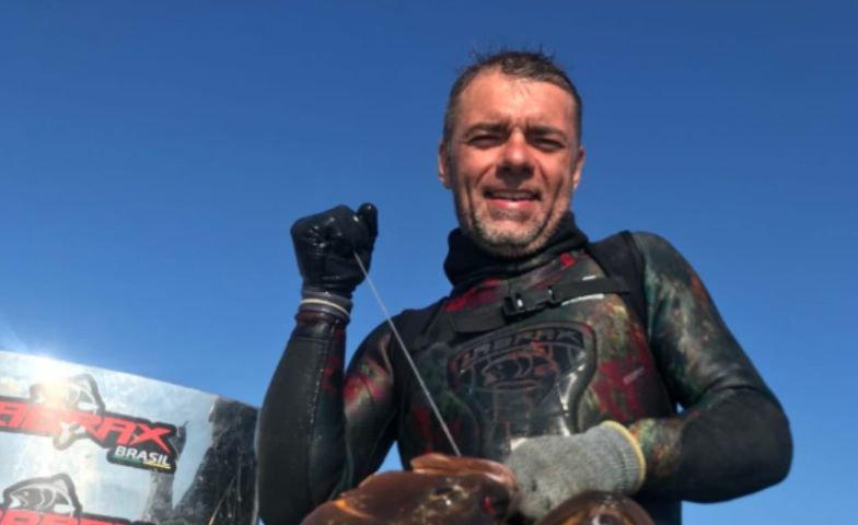 Pescador tubaronense se prepara para disputar campeonato nacional de pesca submarina em São Francisco do Sul