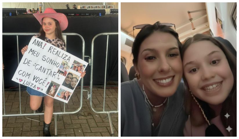 (Vídeo) Menina de 10 anos realiza sonho e canta com Ana Castela em show em Tubarão