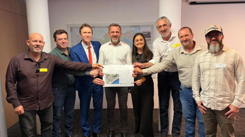 Jaguaruna: projeto final da ciclovia entre o Centro e o Balneário Arroio Corrente é apresentado