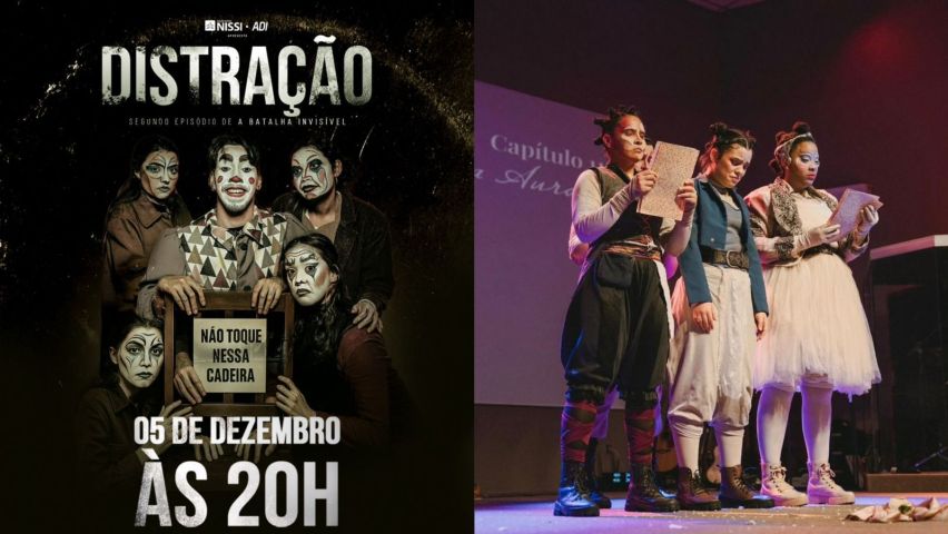 Cia Nissi apresenta a peça 'Distração' em Tubarão nesta sexta-feira (5)