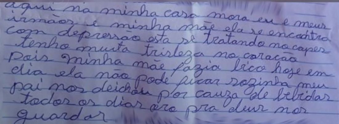 Menino de 11 anos pede saúde da mãe em carta ao Papai Noel em São Roque (SP)