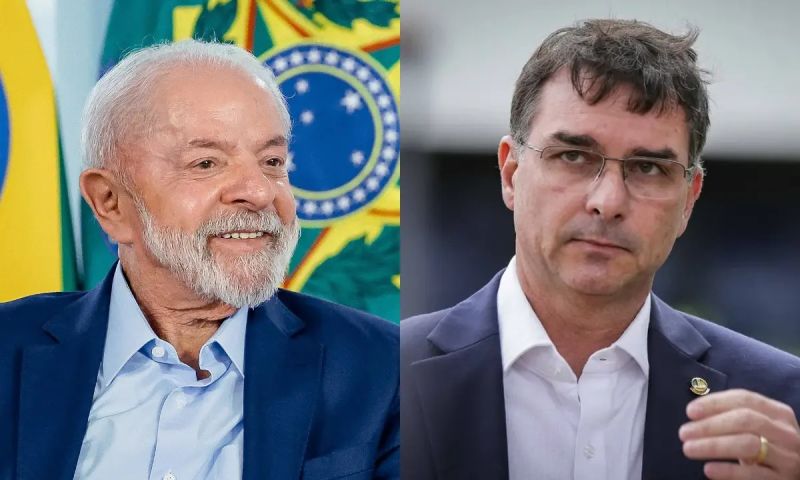 Pesquisa Datafolha aponta Lula 15 pontos à frente de Flávio Bolsonaro no 2º turno
