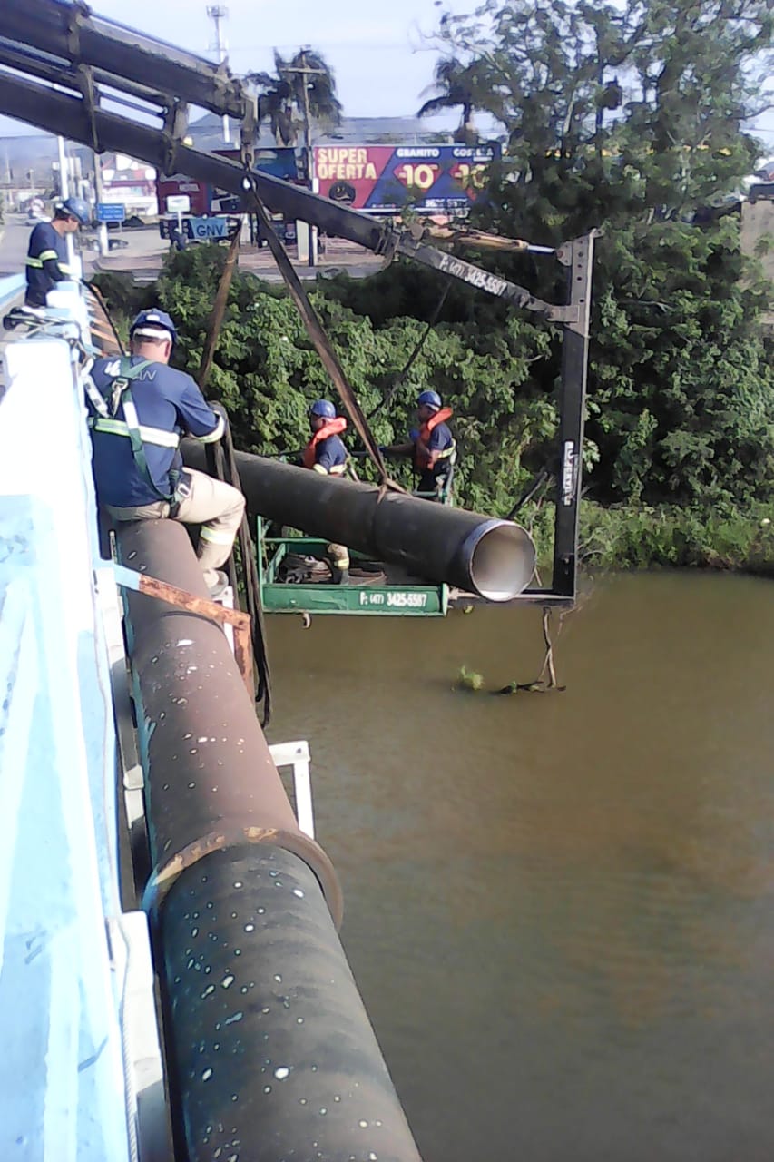 Obra de interligação de rede é concluída em Tubarão