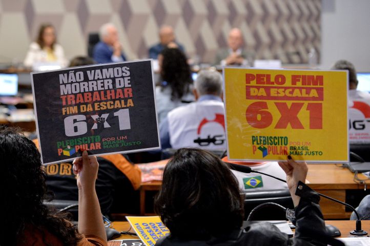 CCJ do Senado aprova PEC que acaba com a escala 6x1 e reduz jornada semanal para 36h
