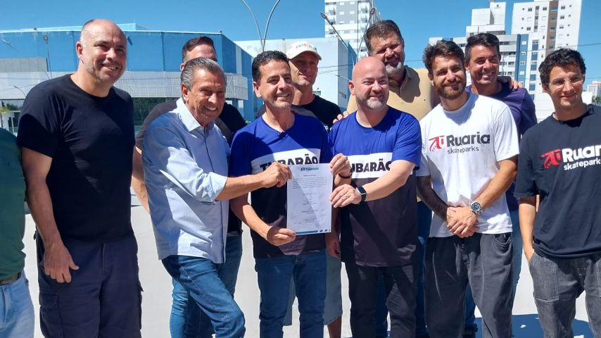 VÍDEO: Prefeitura entrega ordem de serviço para reforma do Plaza Skate Park