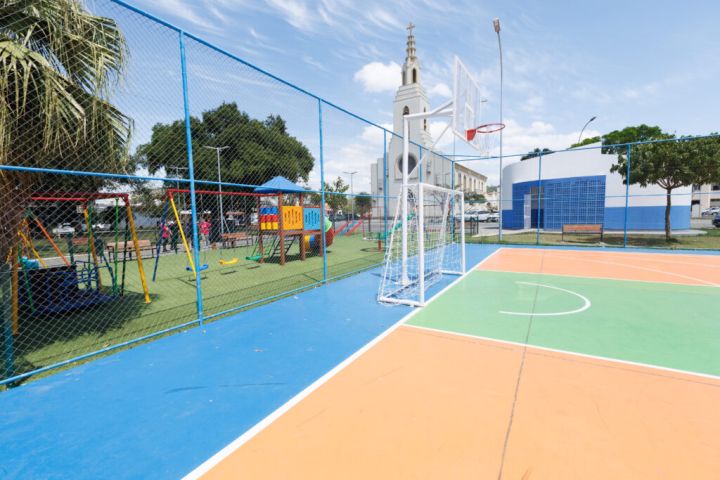 VÍDEO: Prefeitura de Tubarão instala cercas de segurança na Praça de Oficinas