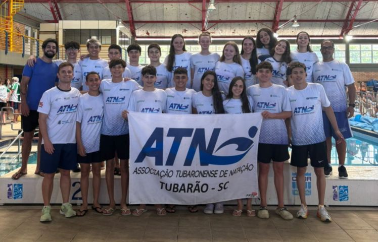 Associação Tubaronense de Natação encerra Campeonato Catarinense com 39 medalhas