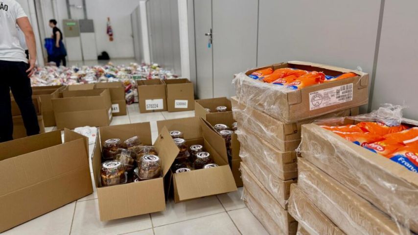 Ação solidária beneficia 200 famílias com doações em Tubarão