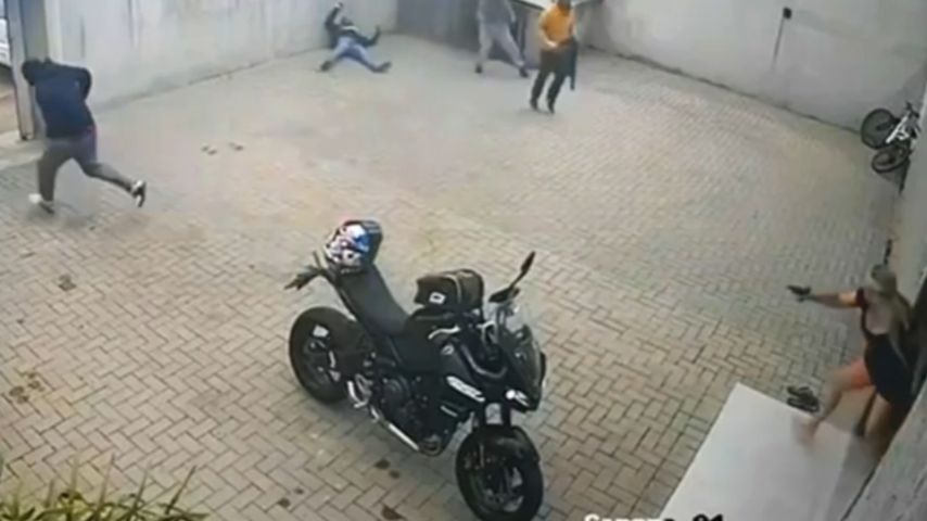 Bandidos fogem após moradora reagir a assalto em residência em Içara