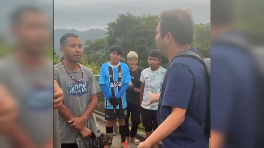 VÍDEO: Grupo de indígenas faz deputado estadual refém no Morro dos Cavalos