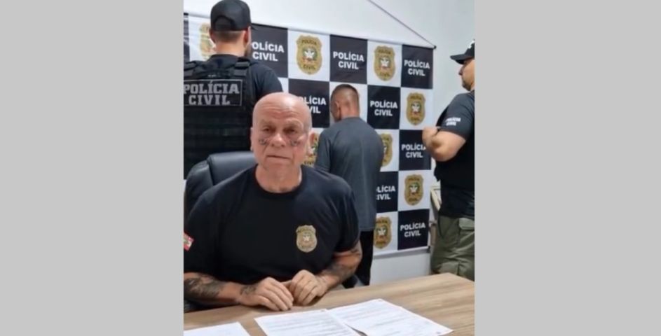 (Vídeo) Condenado a 52 anos por roubo a frigorífico em Braço do Norte é recapturado em Araranguá