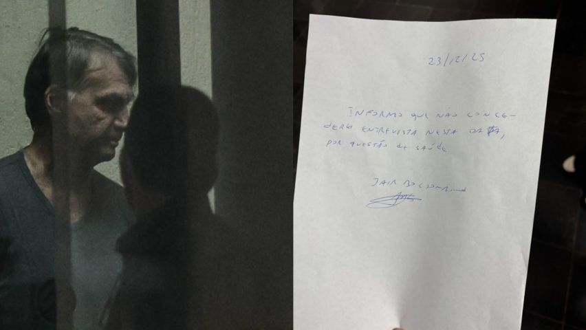 Bolsonaro cancela entrevista por questões de saúde e defesa pede cirurgia no Natal