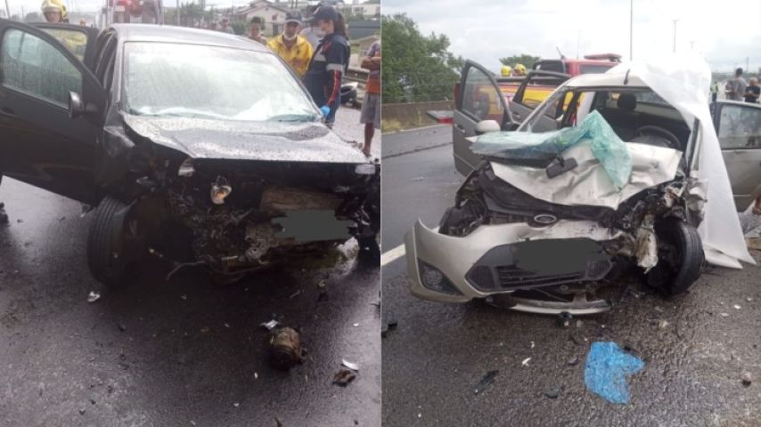 Idoso morre após trafegar na contramão e provocar colisão na BR-101