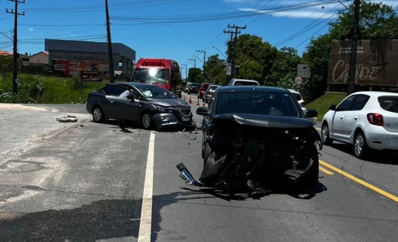 Acidente de trânsito em Jaguaruna envolve criança de cinco anos e causa susto