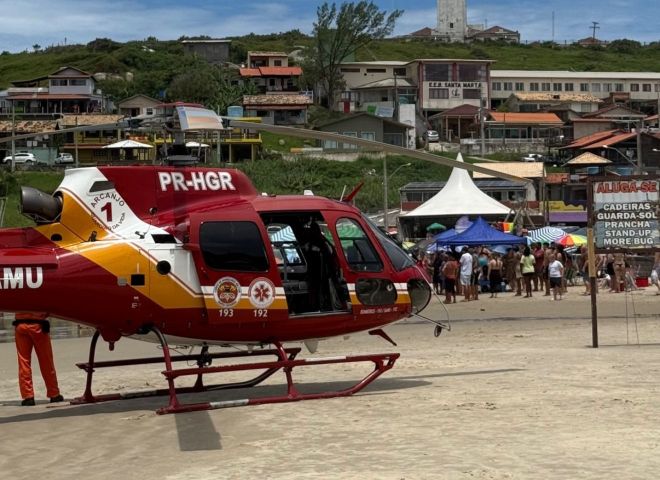 Homem de 37 anos tem mal súbito e morre na prainha do Farol de Santa Marta