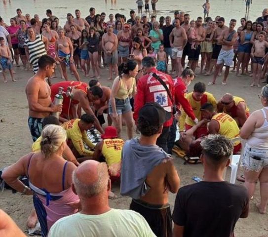 Novo registro de afogamento: duas jovens são socorridas na localidade de Campo Bom, em Jaguaruna