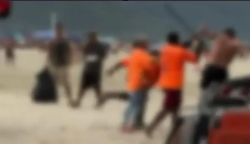 Em SC: Vídeo mostra turista argentino apanhando de ambulantes em Balneário Camboriú