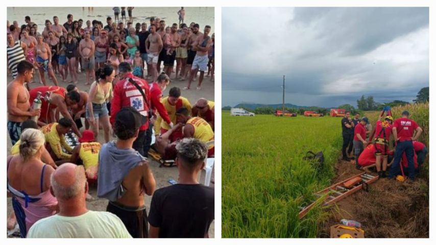 Virada do ano é marcada por casos de afogamentos no sul catarinense