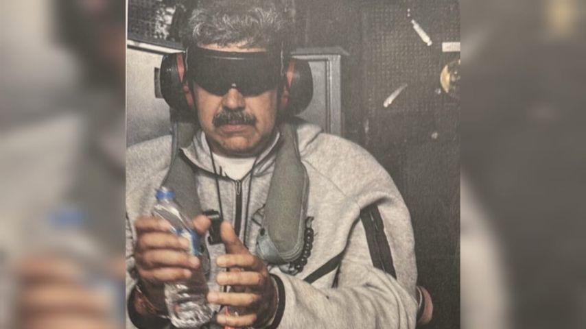 Trump publica primeira foto de Nicolás Maduro após sua captura